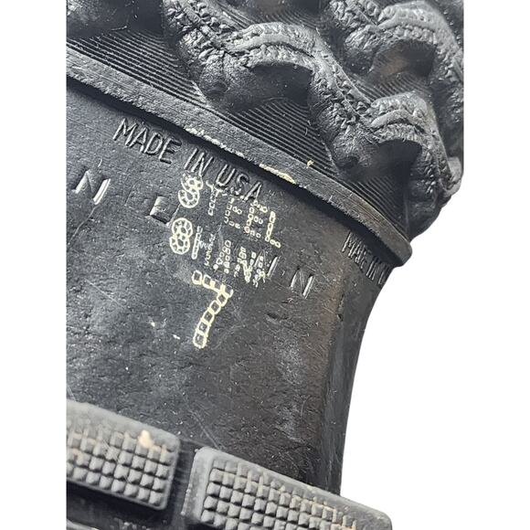 LaCrosse Outdoorsman Insulated Rubber Hunt Boots 7 USA Steel Shank Duck Winter - Picture 4 of 13